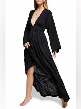 Free people beach black moon walking dress maxi
XS